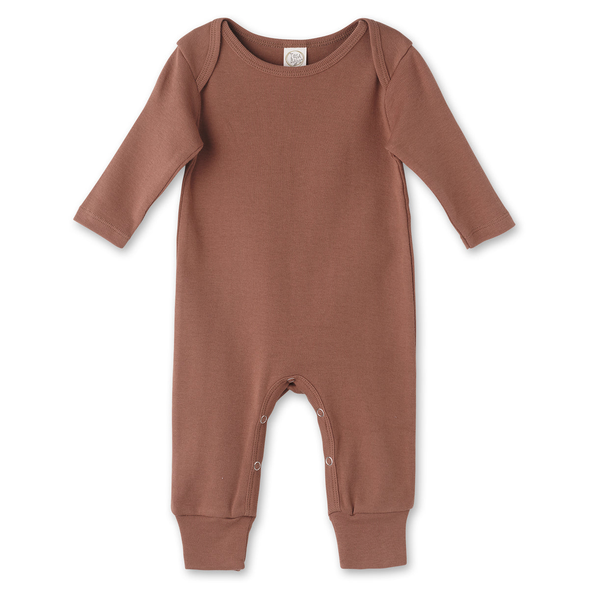 Pecan Cotton Romper 3-6M