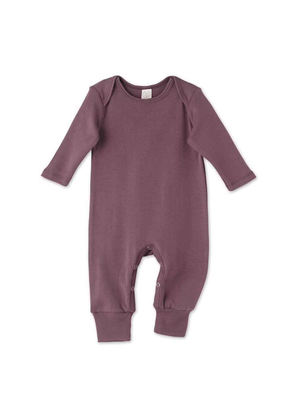 Plum Cotton Romper