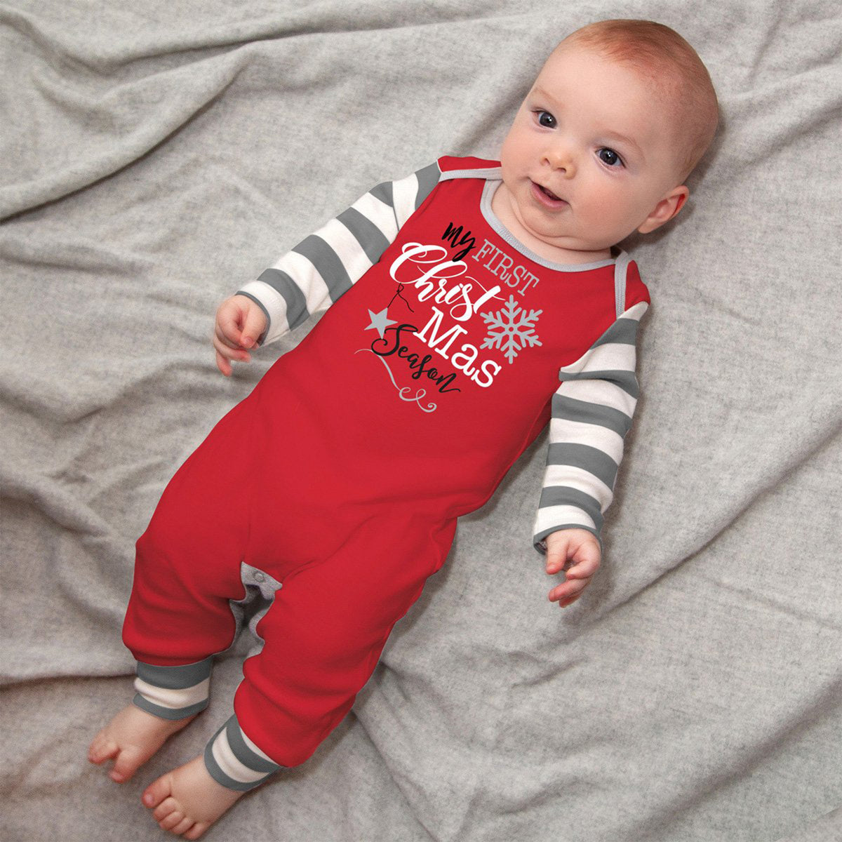 My First Christmas Cotton Romper