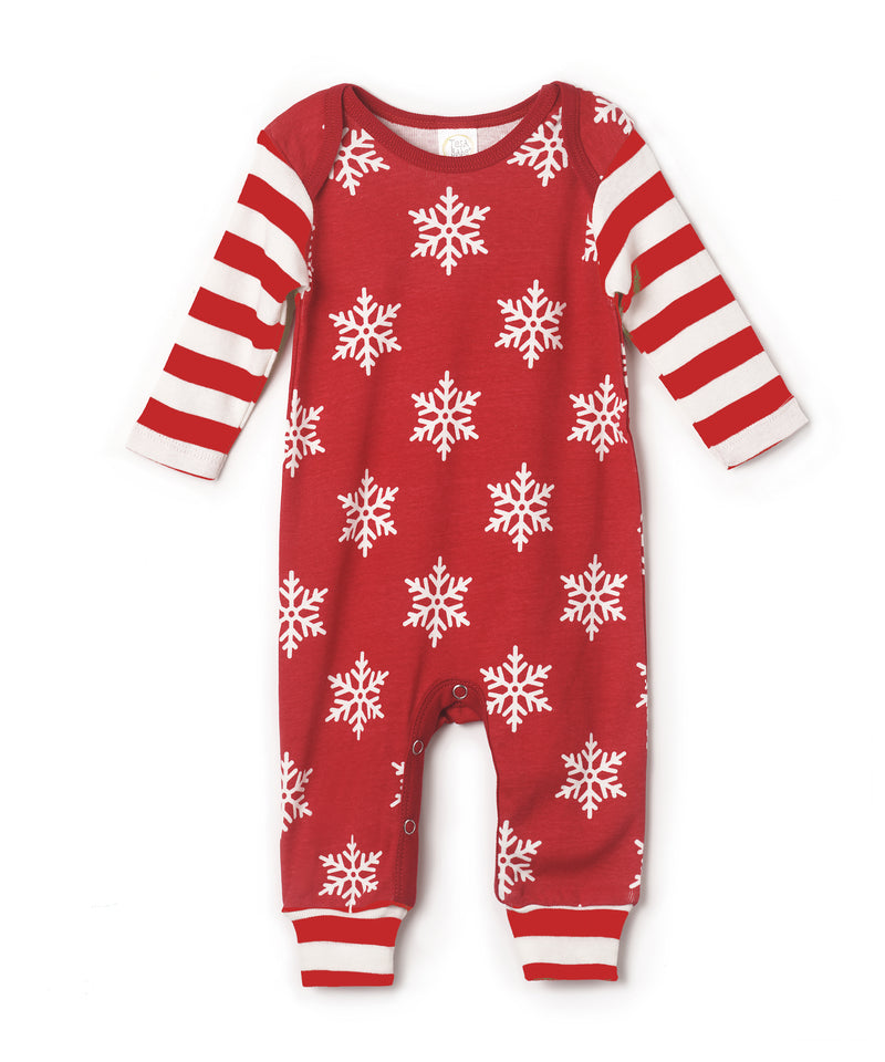 Let It Snow Christmas Cotton Romper