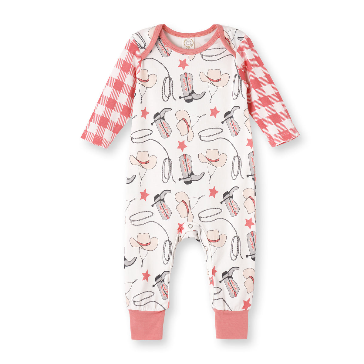 Yeehaw Western Cowgirl Baby Romper 3-6M
