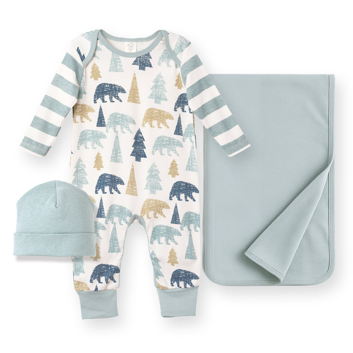 Bears & Mountains Baby Gift Set – 3 Pieces
