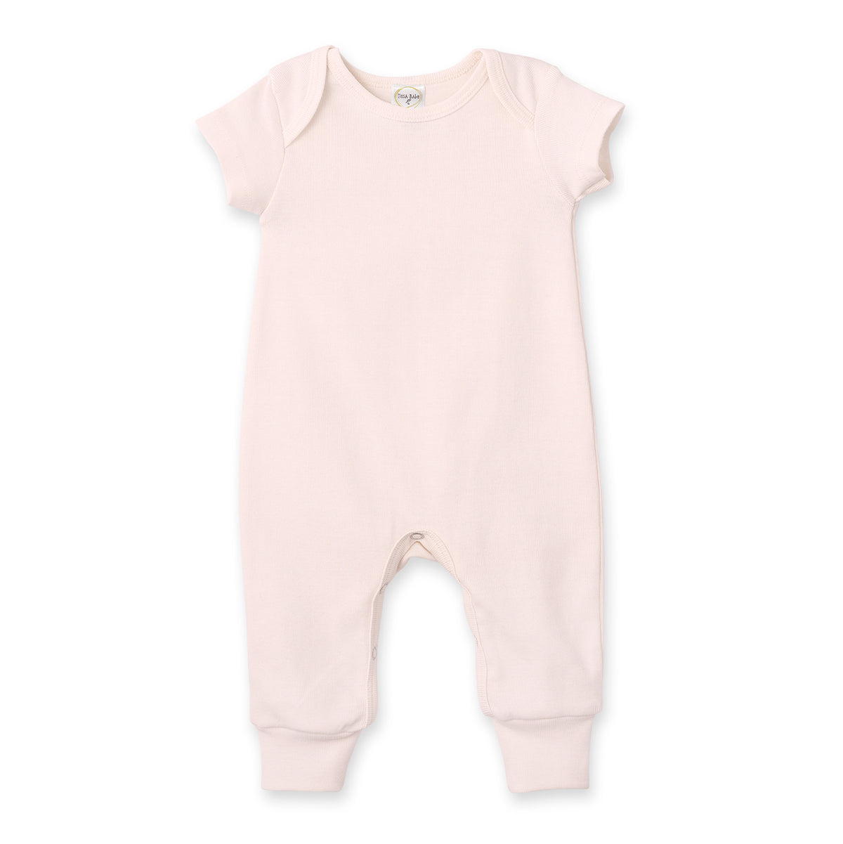 Pale Pink Short Sleeve Romper