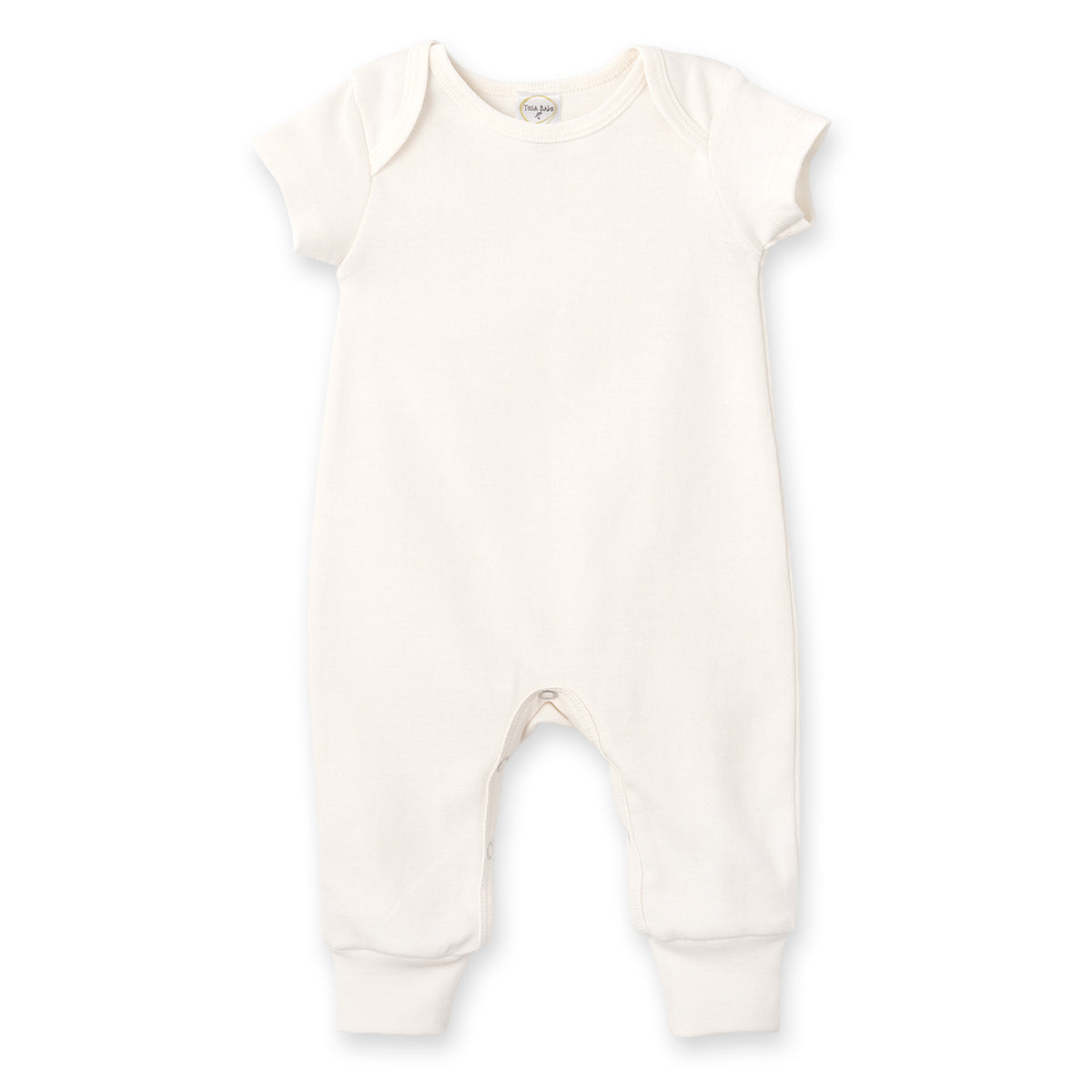 Ivory Short Sleeve Romper