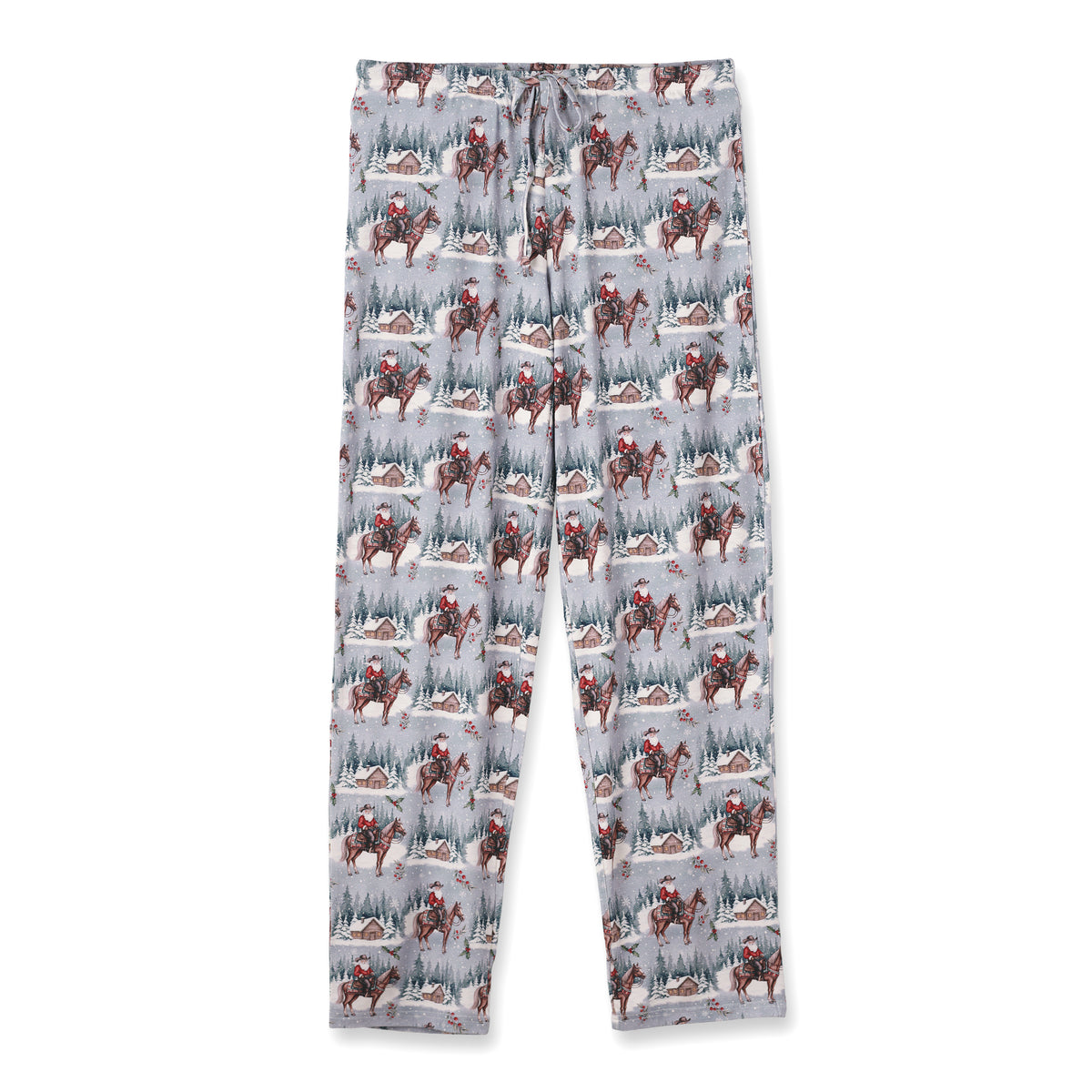 Cowboy Christmas Family Matching Soft Bamboo Pajamas