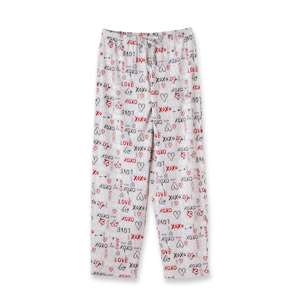 Men's Valentine Themed Bamboo Pajama Bottoms - M