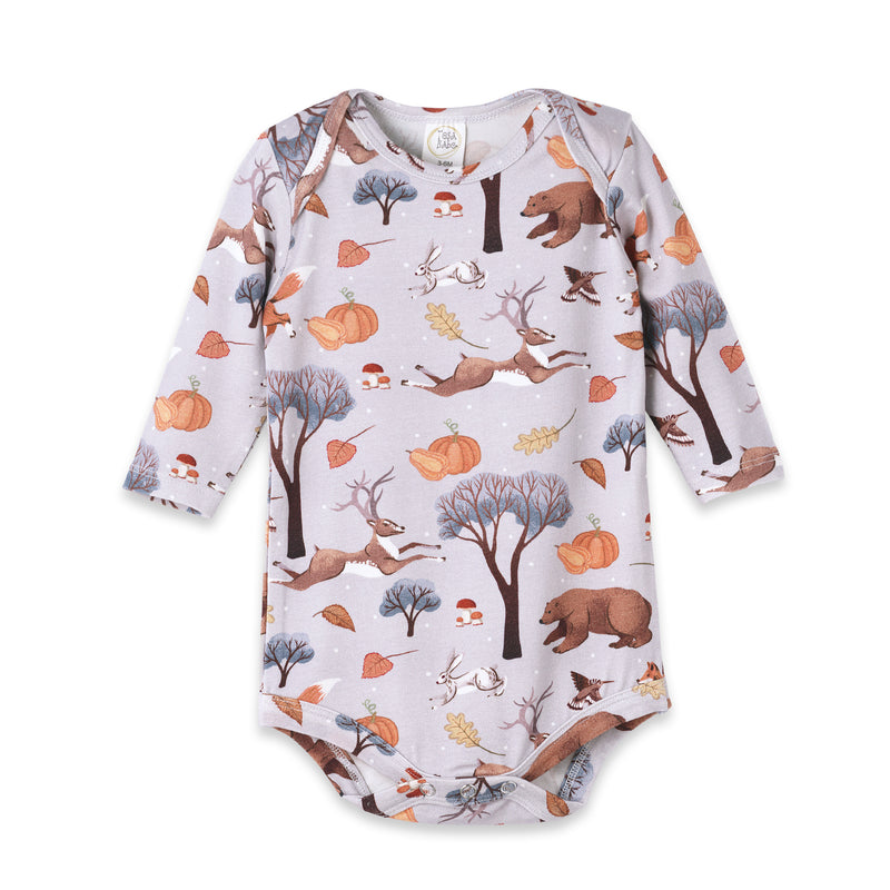 Autumn Woodland Baby Bamboo Bodysuit