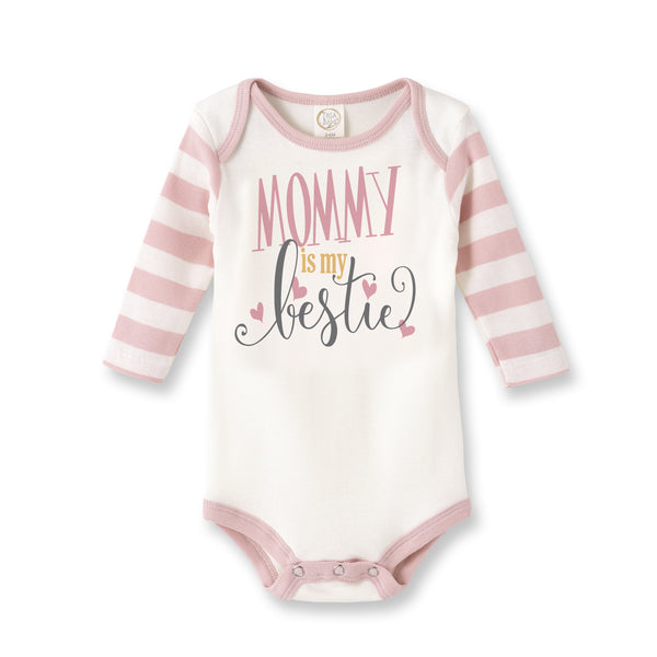 Mommy Is My Bestie Baby Bodysuit – Cotton Mother’s Day Gift