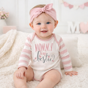 Mommy Is My Bestie Cotton Bodysuit
