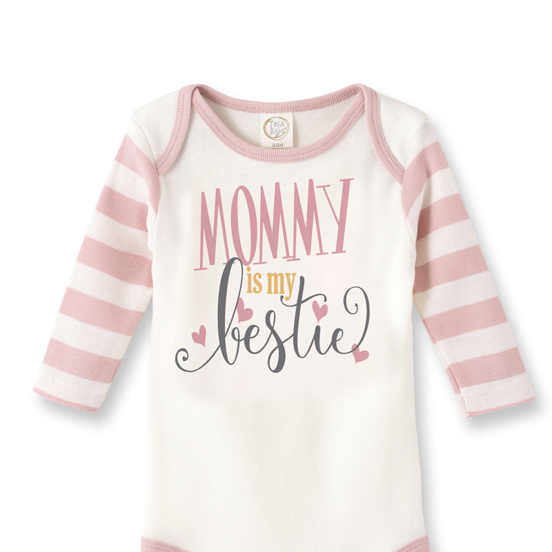 Mommy Is My Bestie Cotton Bodysuit