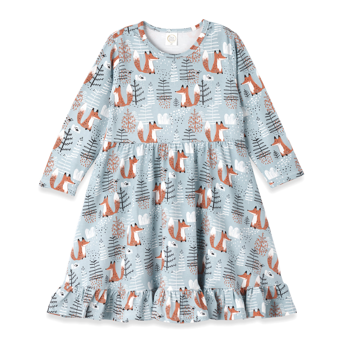Foxy Forest Bamboo Twirl Dress