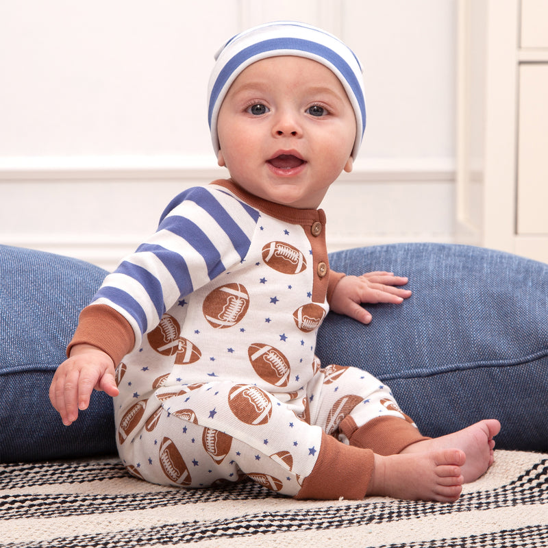 Football Henley Romper