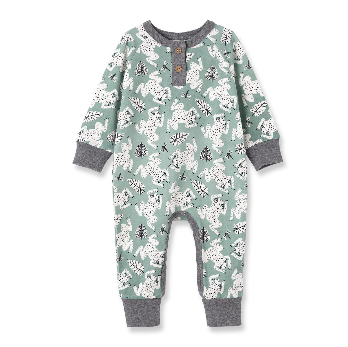 Leapfrog Bamboo Henley Romper