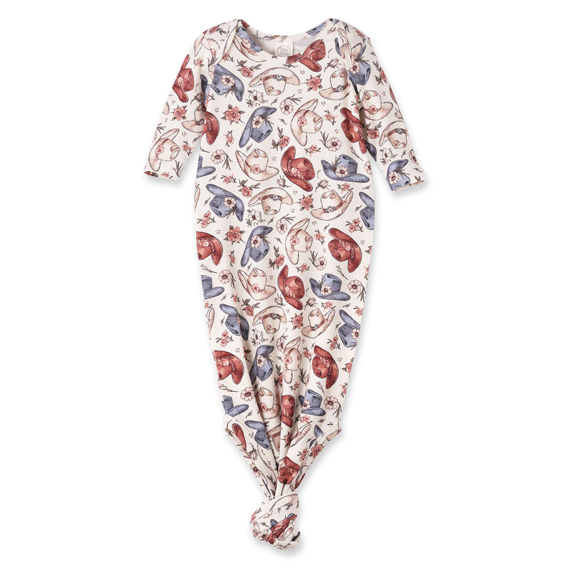 Wildflower Rodeo Cowgirl Gown - Bamboo Newborn Layette