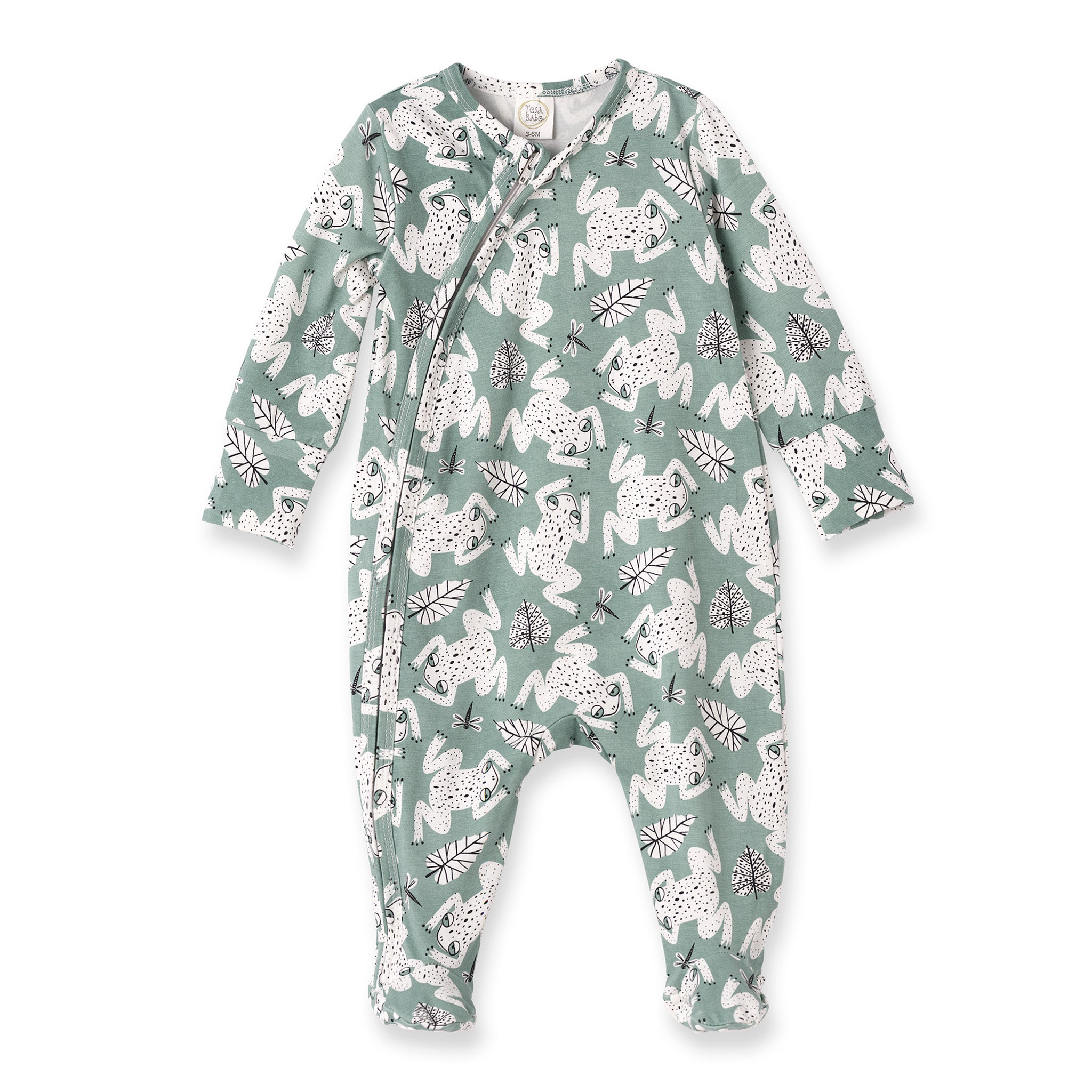 Leapfrog Bamboo Zipper Romper – Tesa Babe