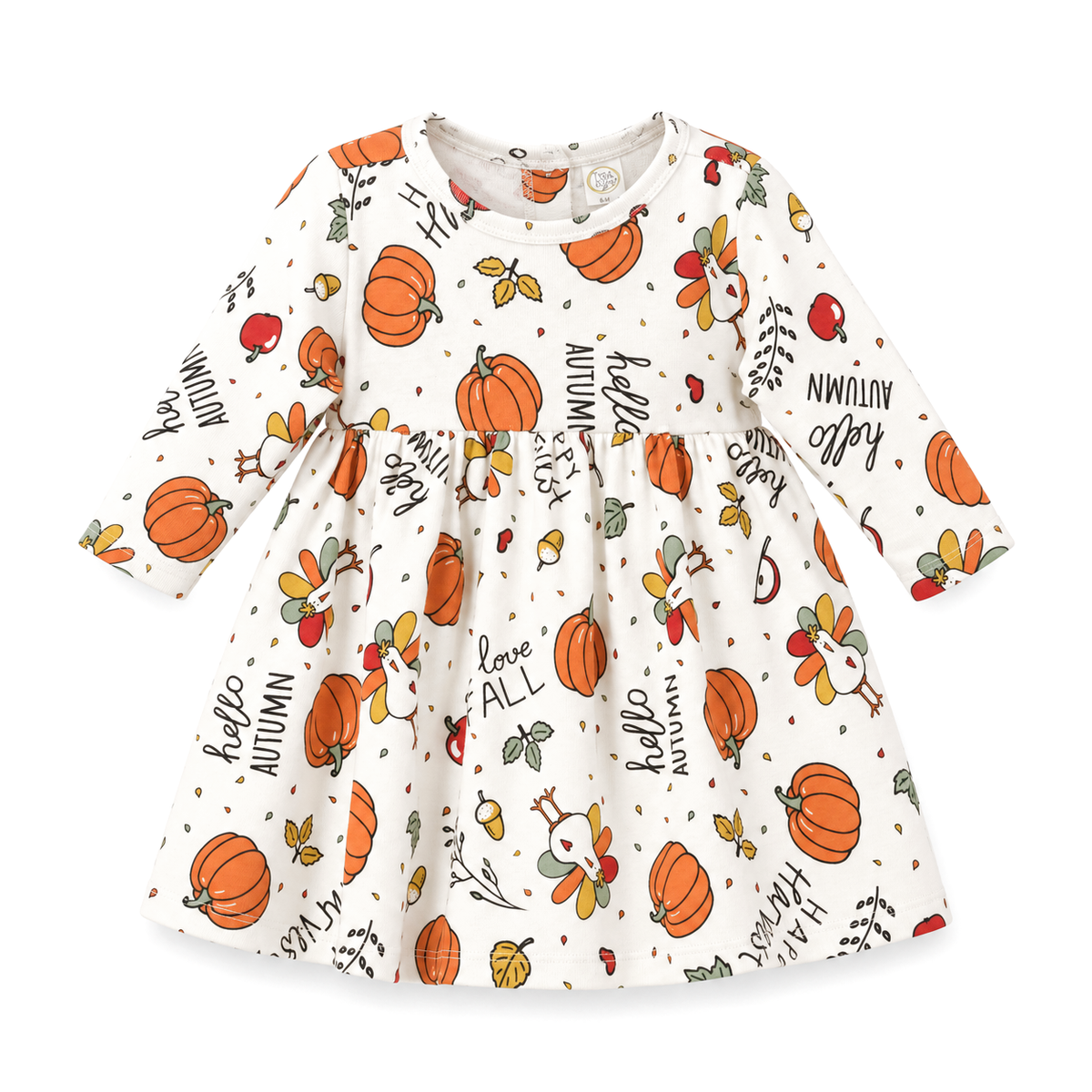 Baby Thanksgiving Cotton Dress – 3-6M & 12-18M