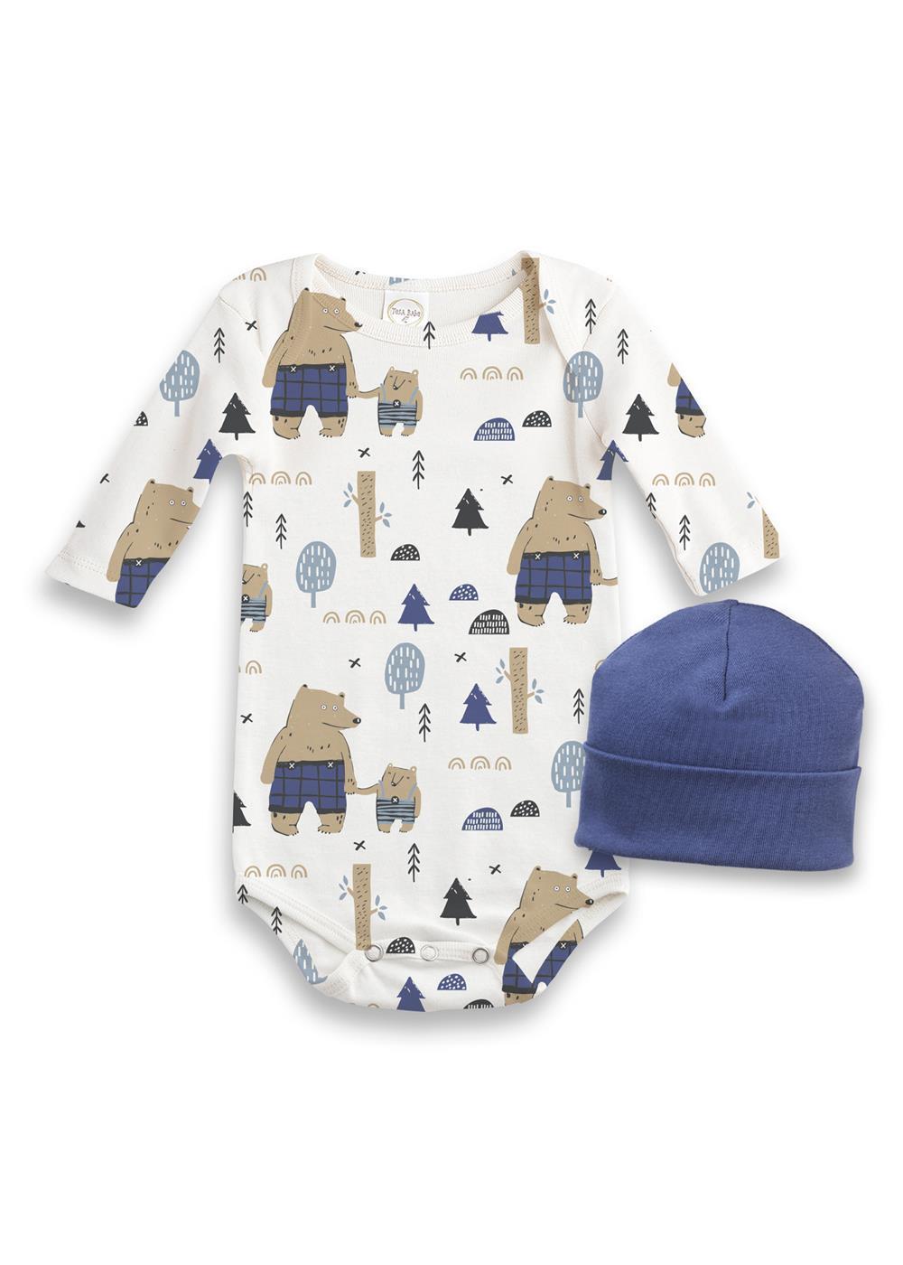 Best Buds LS Bodysuit & Indigo Cap