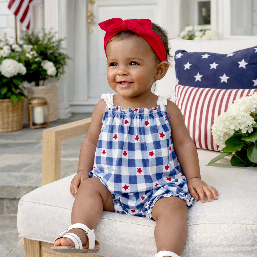 Americana Bamboo Top & Bloomers Set