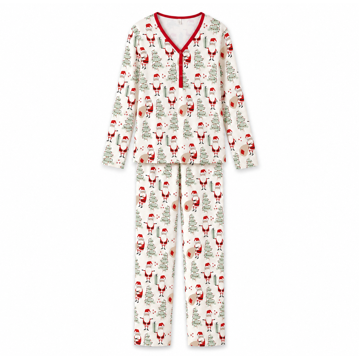 Christmas Santa Bamboo Family Matching Pajama's