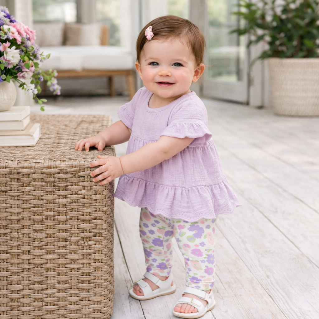 Flower Frolic Top & Leggings Set