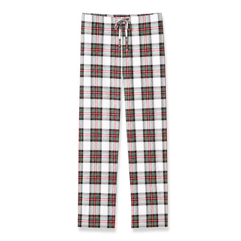 Unisex Holiday Plaid Pajama Pants – Soft Bamboo Lounge