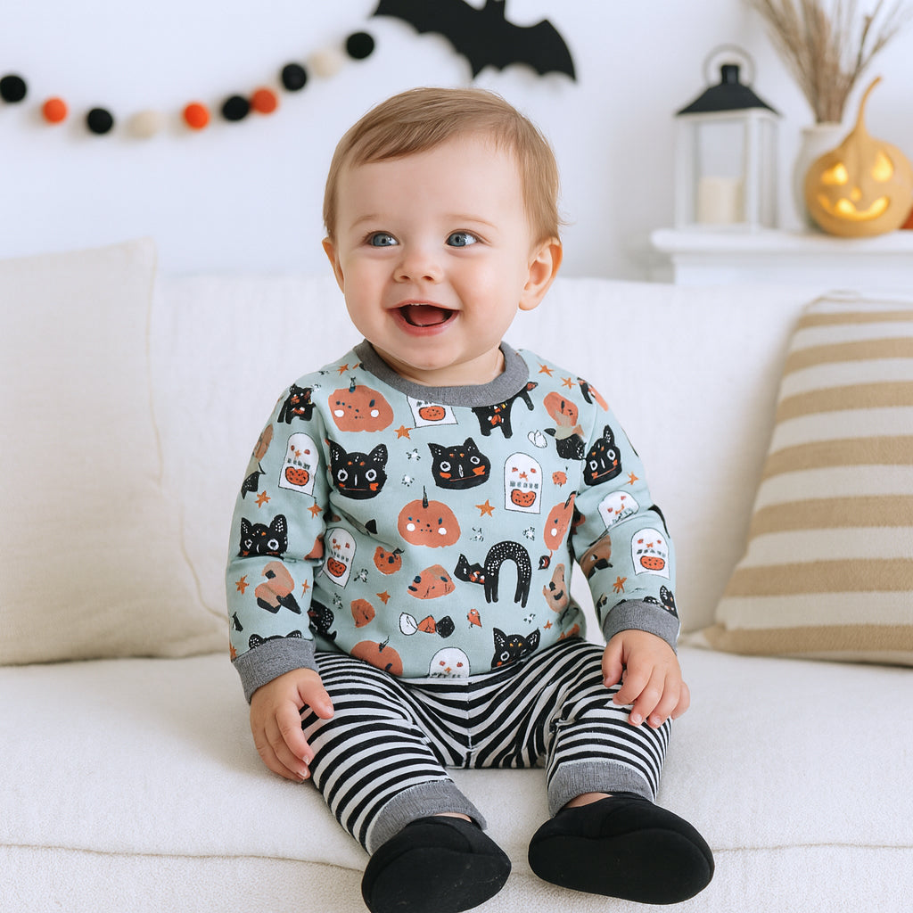 Halloween Pumpkin-Pals Boy's Top & Pants