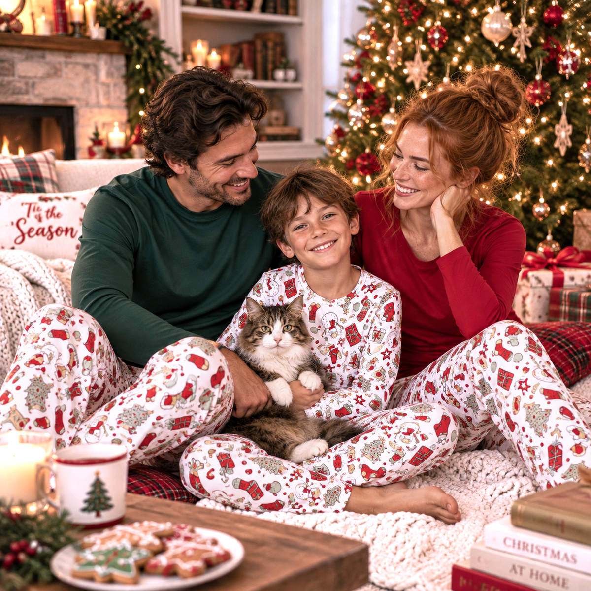 Christmas Cheer Family Matching Bamboo Pajamas