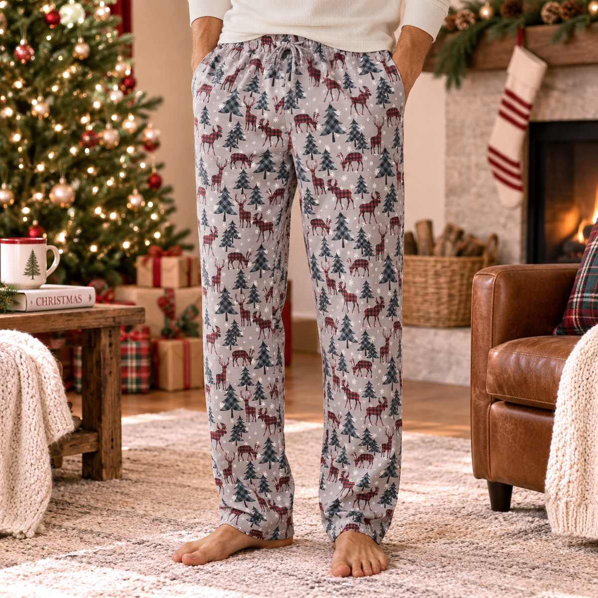 Nordic Pines Bamboo Adult Pajama Pants