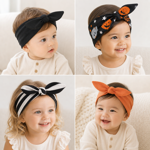 Halloween Baby Headband Bundle – Set of 4