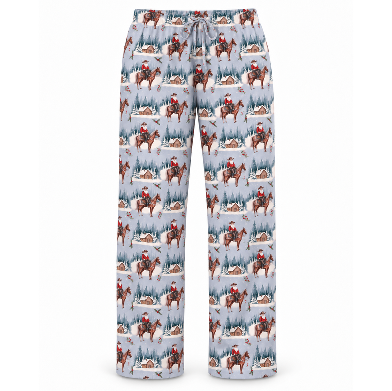 Cowboy Christmas Bamboo Pajama Pants