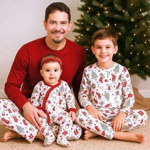 Christmas Bamboo Family Matching Pajama's – Holly Jolly