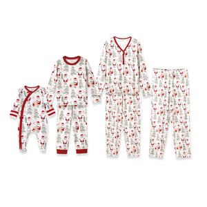 Christmas Bamboo Family Matching Pajama's – Merry Santa Claus