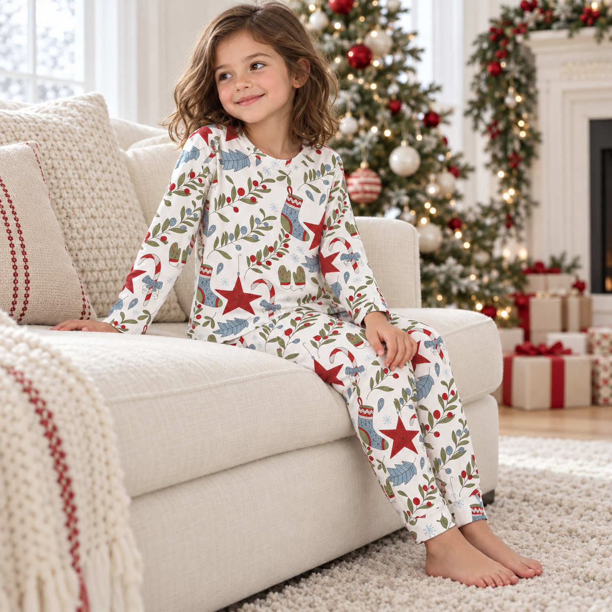 Christmas Kids’ Bamboo Pajama Set – Clearance • Runs Small