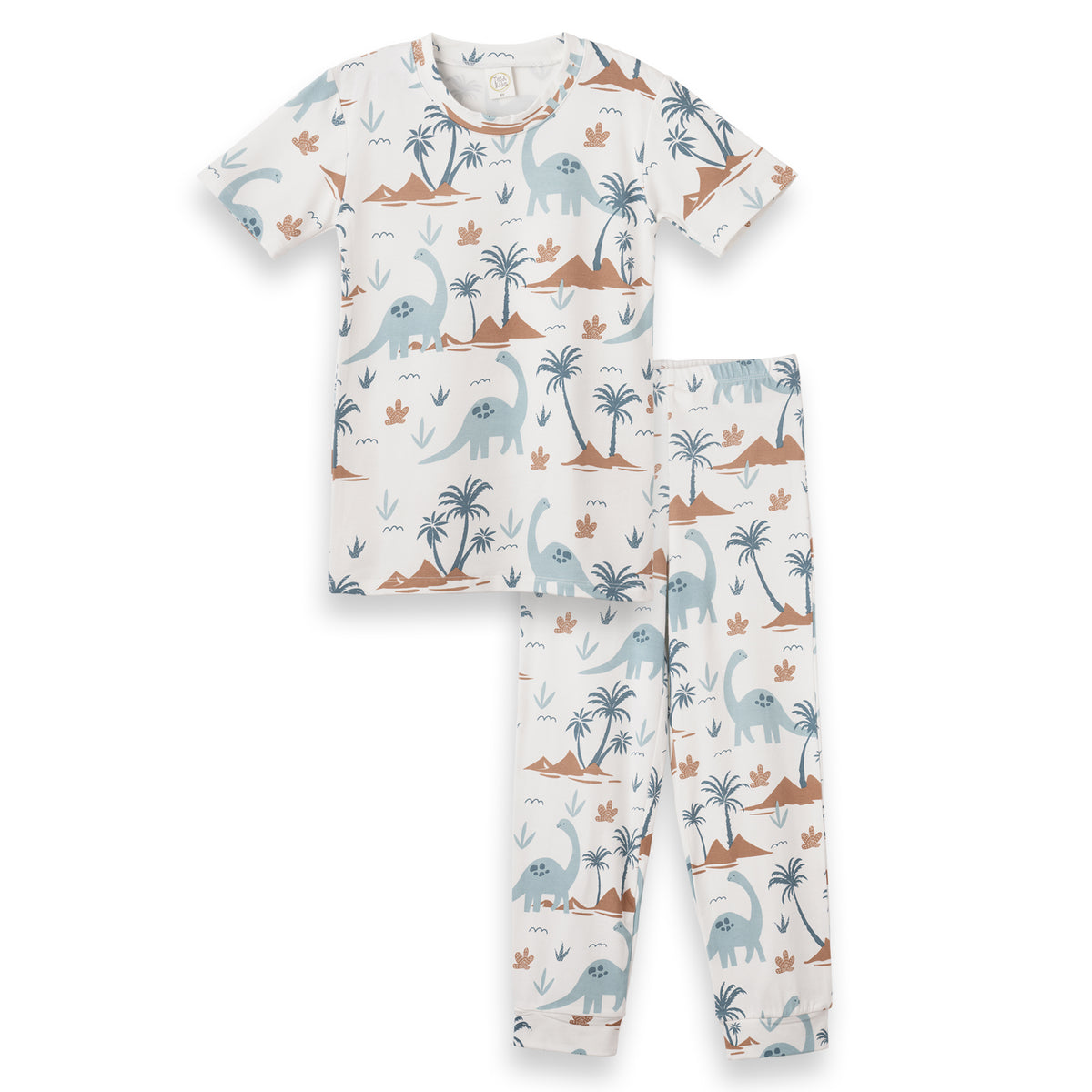 Dino Isle Boy's Bamboo Pajama Set 8Y