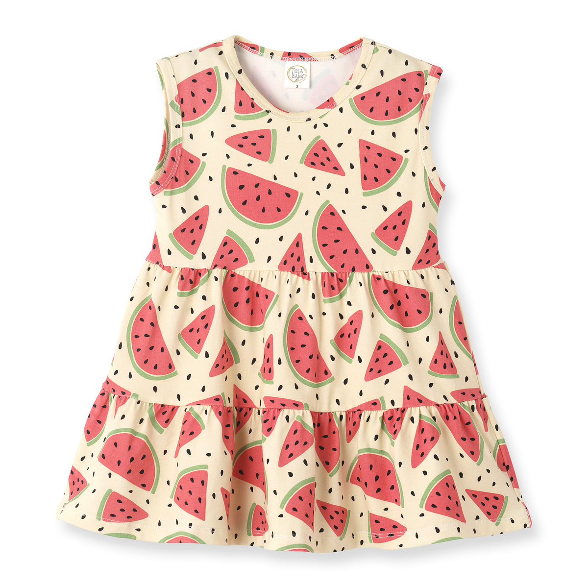 Watermelons Tiered Dress