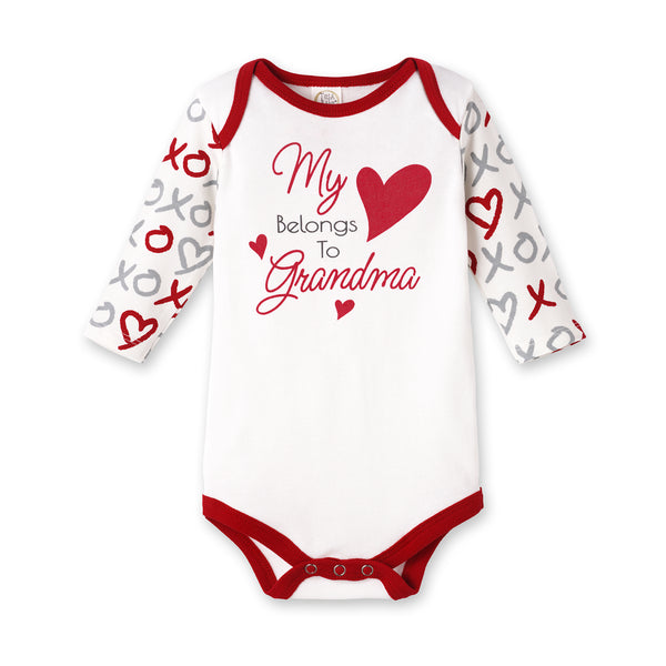 Grandma Baby Bodysuit – Cotton Heart One Piece Mother's Day