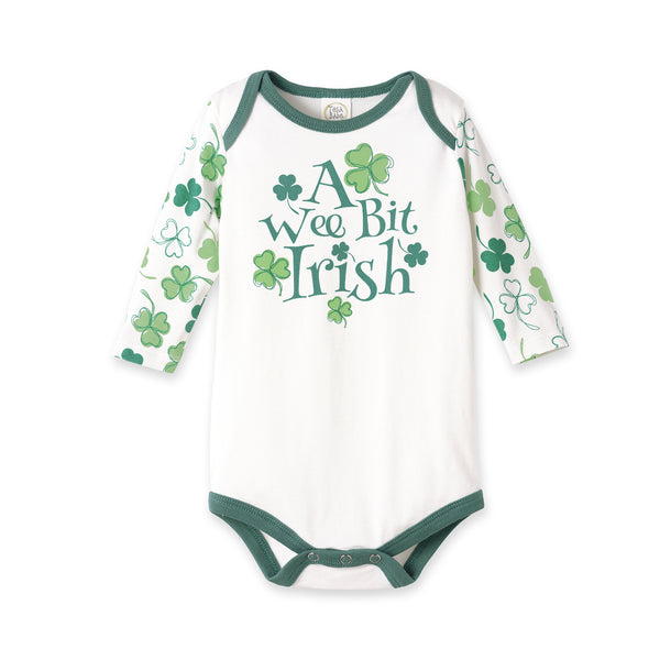 A Wee Bit Irish Baby Bamboo Bodysuit – St. Patrick’s Day