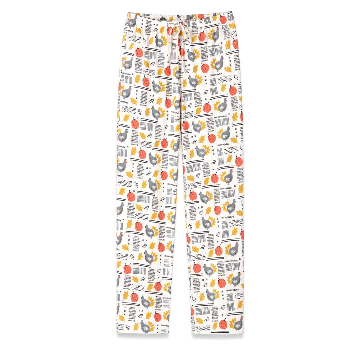 Thanksgiving Bamboo Adult Pajama Pants (Runs Large - Size Down)