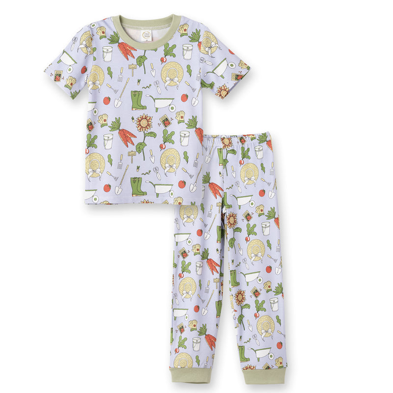 Girl's Urban Garden Bamboo Pajama Set 6Y