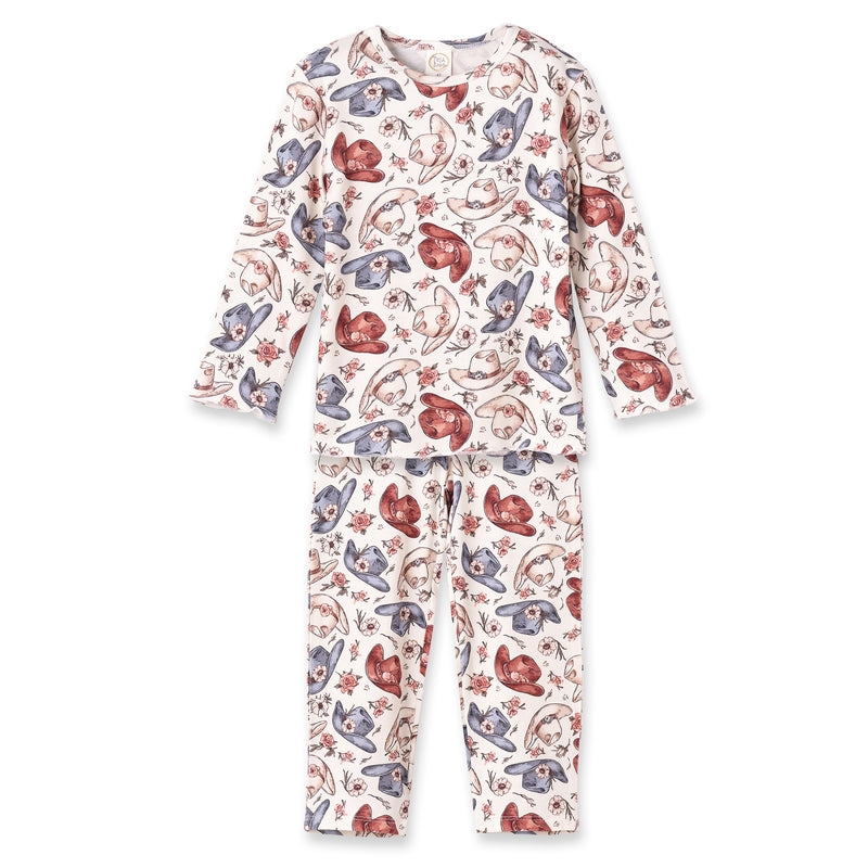 Wildflower Rodeo Cowgirl Kids Pajama Set - Bamboo