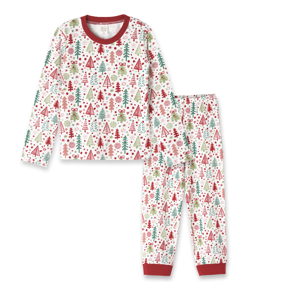 Cozy Christmas Kids Bamboo Pajama Set 4T