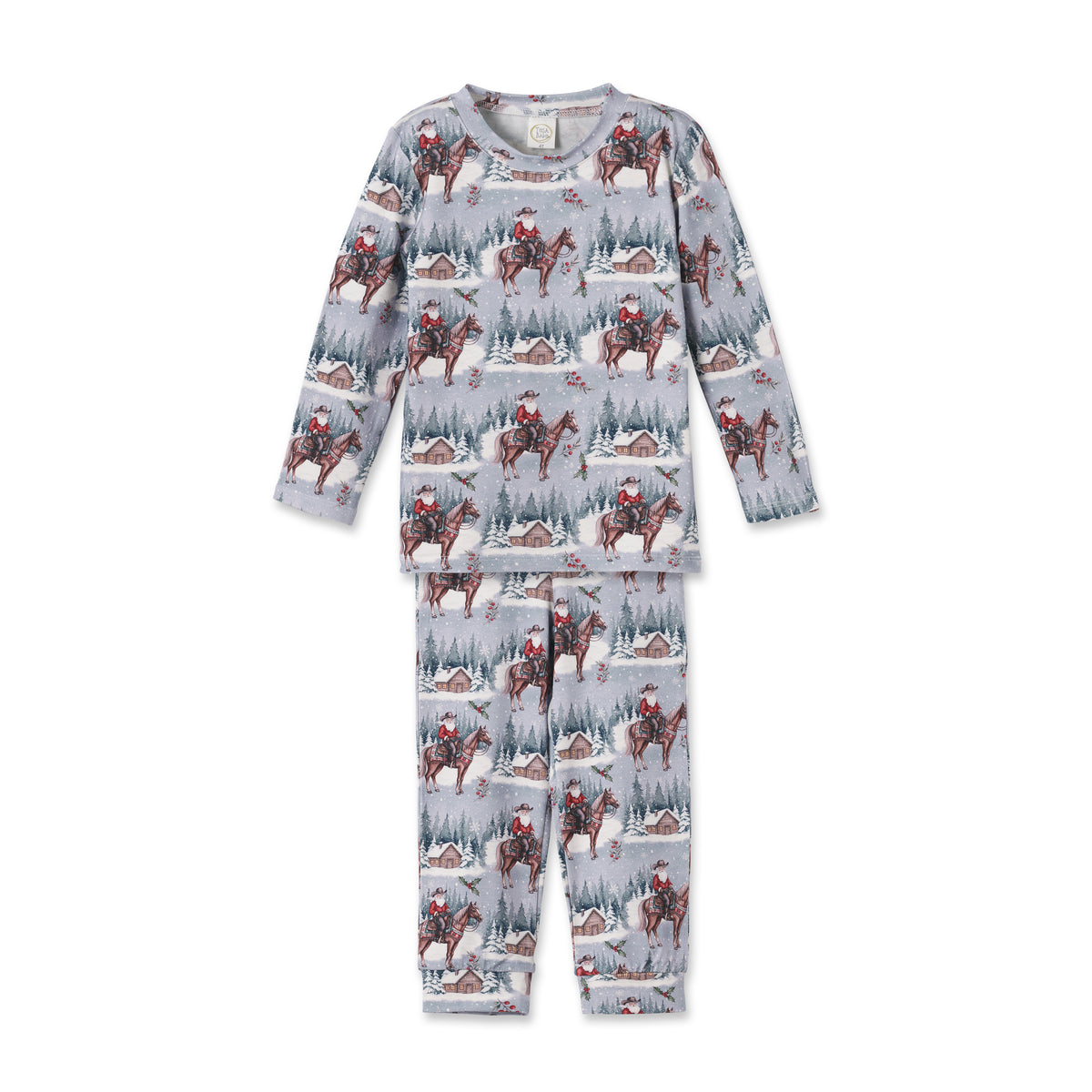 Cowboy Christmas Family Matching Soft Bamboo Pajamas