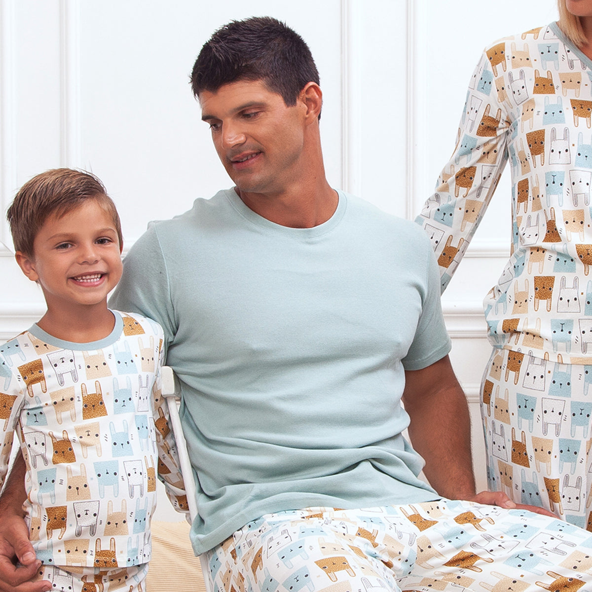 Men's Cotton Tee - Dusty Blue