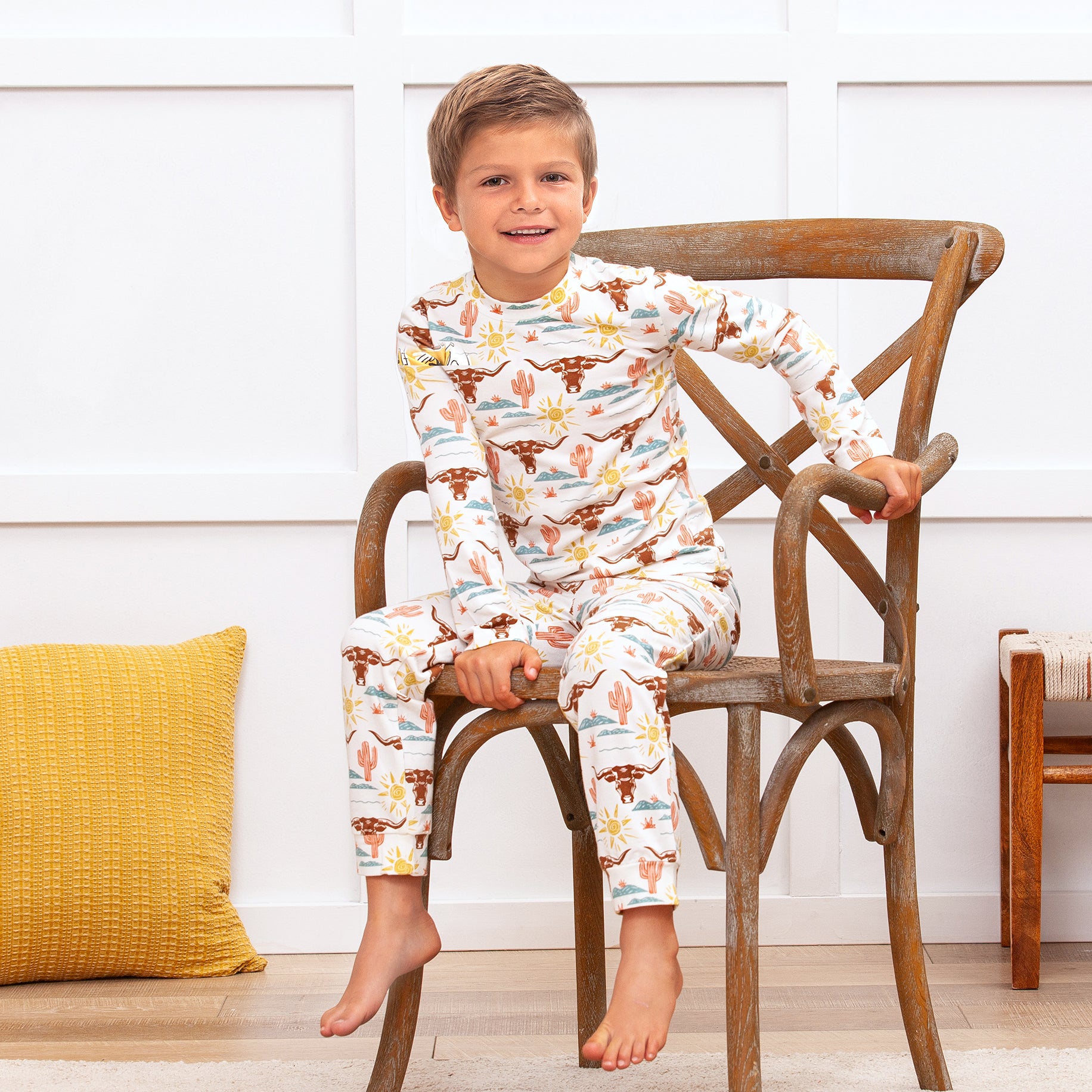 Happy Trails Kids Bamboo Pajama Set – Tesa Babe