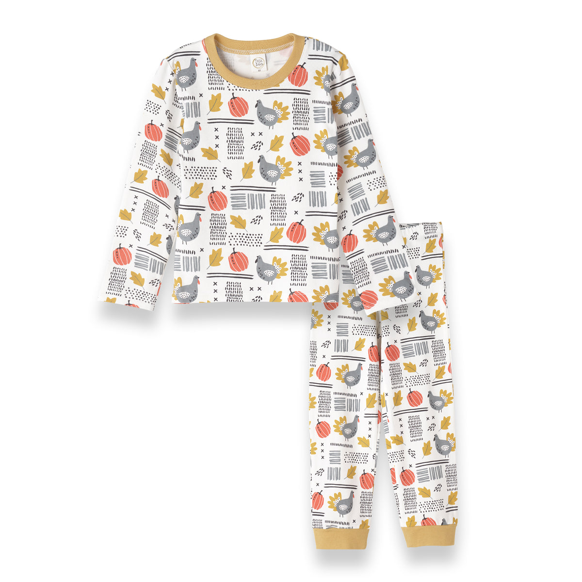 Thanksgiving Turkey Kid's Bamboo Pajama Set