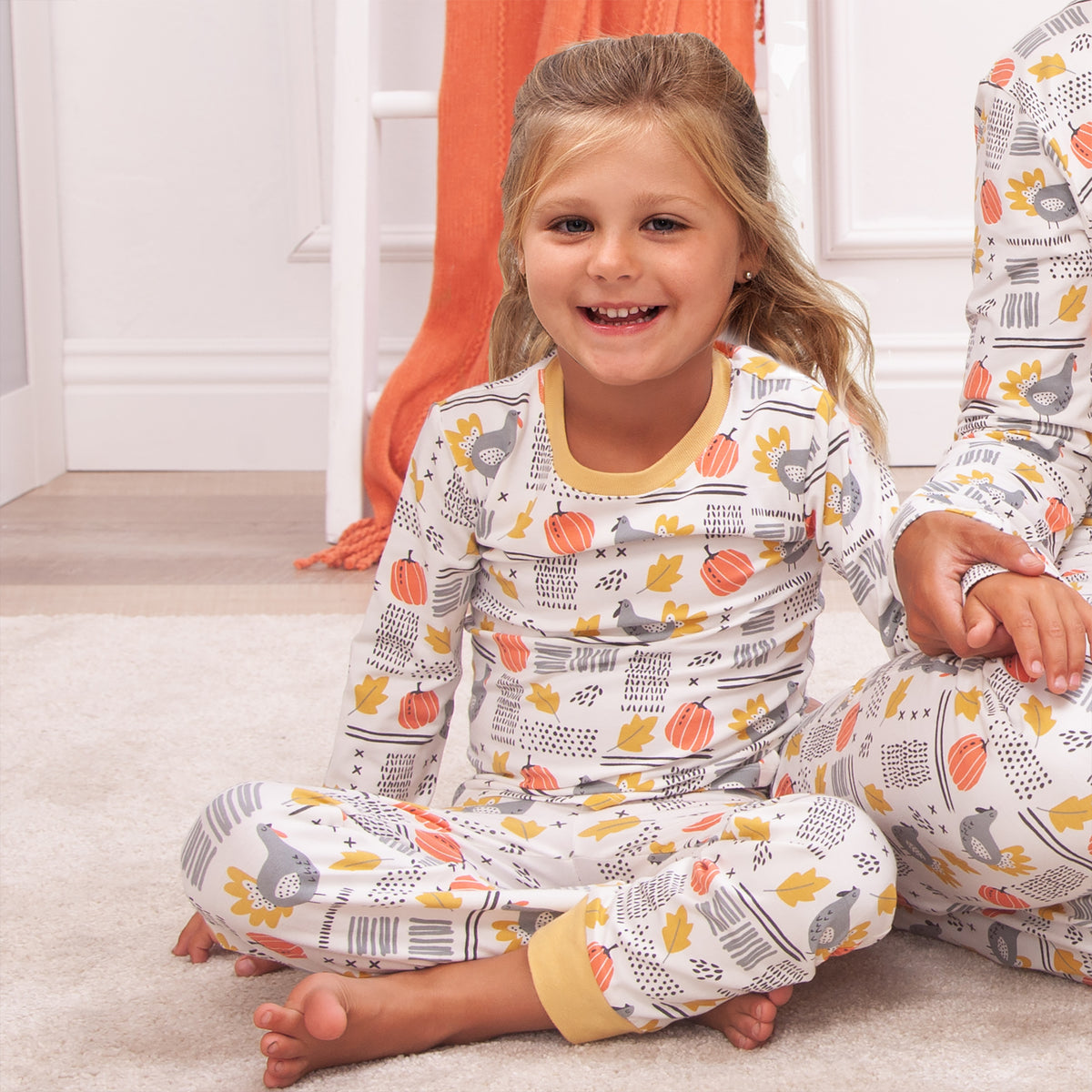 Thanksgiving Turkey Kid's Bamboo Pajama Set