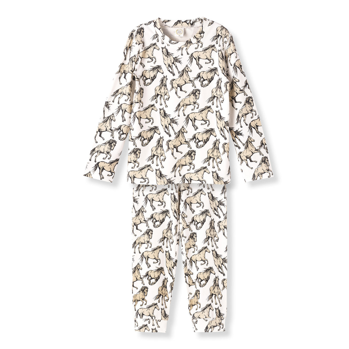 Wild Horses Kids Bamboo Pajama Set