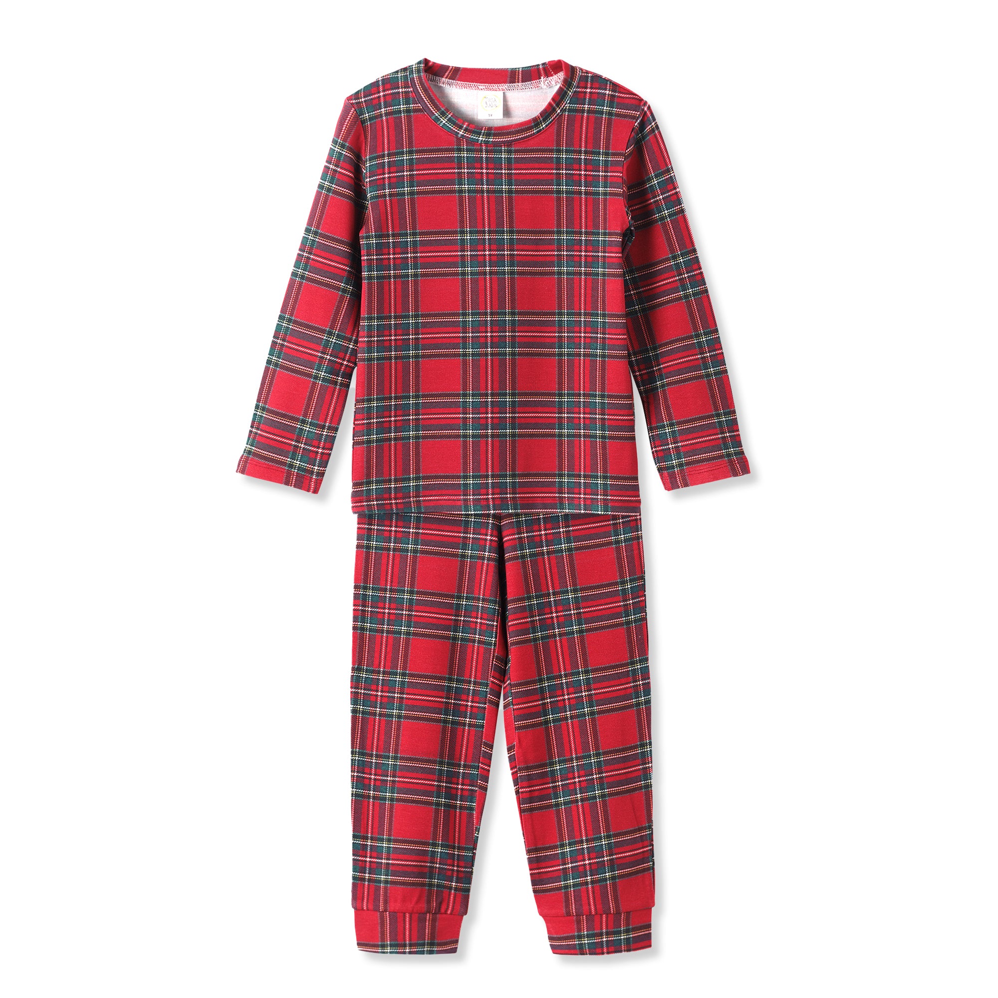 Christmas Kids' Bamboo Pajama Set – Classic Tartan Holiday – Tesa Babe