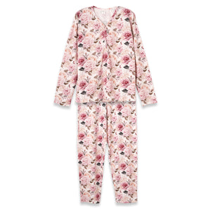 Women's Bamboo Floral Pajama Set – Soft & Stylish Sleepwear
