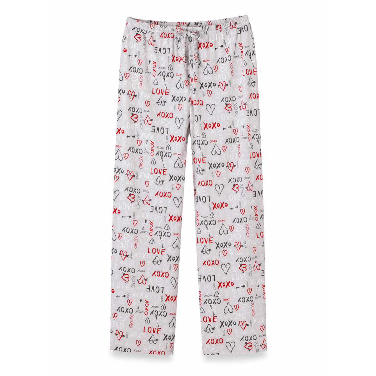 Men's Valentine Themed Bamboo Pajama Bottoms - M